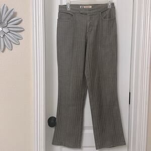 Faded glory stretch boot cut pants brown size petite 4